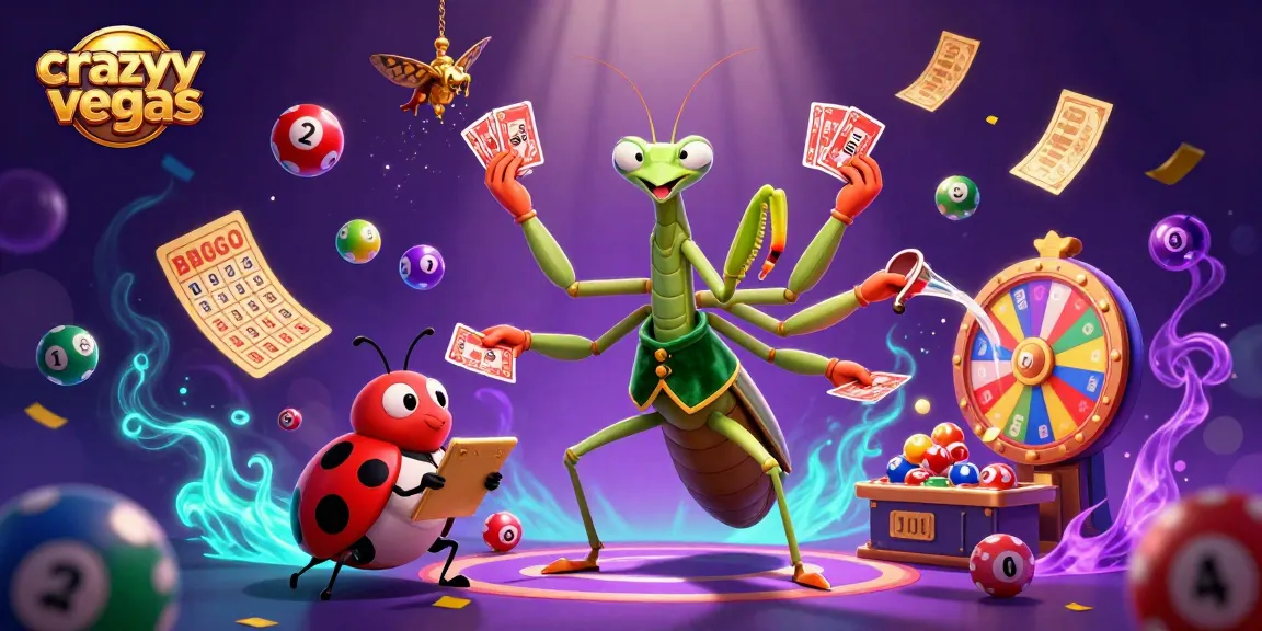 Experience thrilling gameplay at crazyvegas with a vibrant casino scene featuring unique characters and dynamic action.